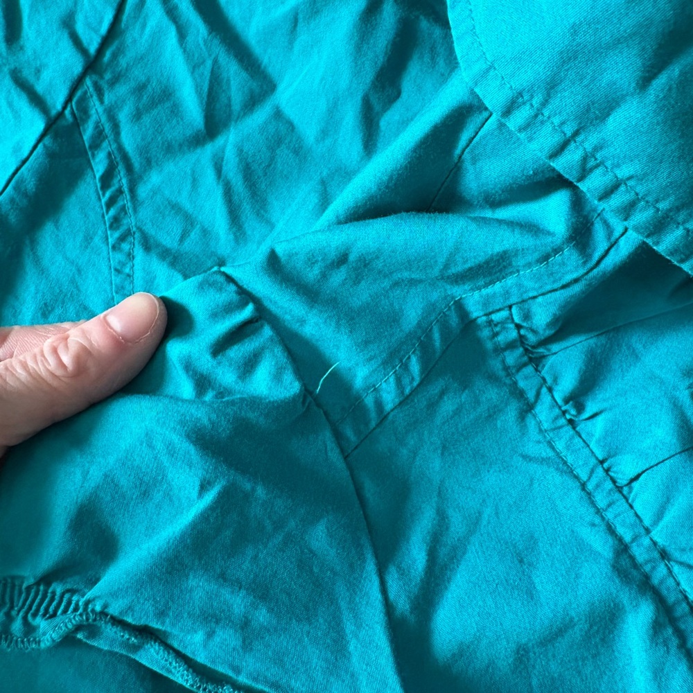 Teal Button Down Shirt - Picture 5 of 7
